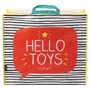 Happy Jackson Striped Toy Reusable Storage Bag